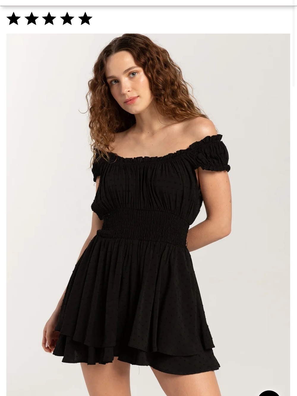 RSQ Clip Dot Tired Romper XS - Picture 6 of 7